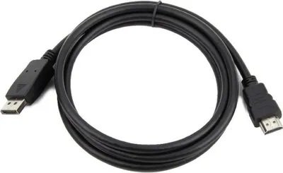 Obrázok produktu pre Gembird DisplayPort - HDMI, 1m, 1 m, DisplayPort, Typ HDMI (štandard), Samec, Samec, Čierna