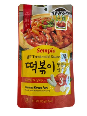 Produktbild von SEMPIO Topokki Sauce Süß 150g | Gochujang Tteokbokki Sauce für Reiskuchen | Korean Street Food
