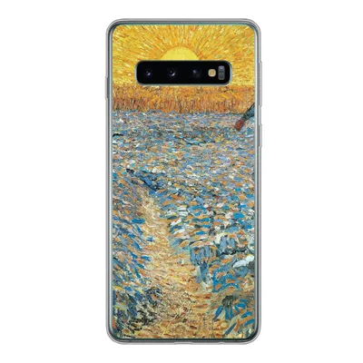 Produktbild von MuchoWow® Handyhülle Schutzhülle Hülle für Samsung Galaxy S10 Der Sämann - Vincent van Gogh Silikon Softcase Handy Hülle - Handytasche