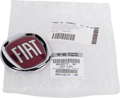 Produktbild von Original Fiat Emblem Logo Plakette Kühlergrill Grande Punto 500 Panda 51932710