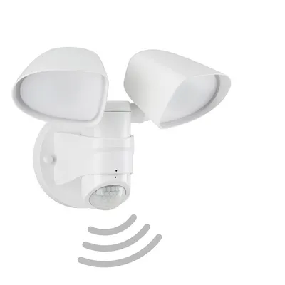 Obrázek produktu pro Telefunken LED venkovní svítidlo 2-světelný senzor nástěnného světla detektor pohybu bílý