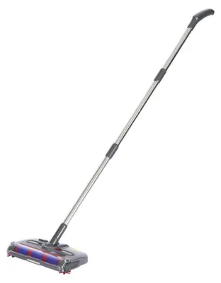 Image de Verk 27643 : Aspirateur sans fil avec tête rotative à 360°, éclairage LED, port USB-C, couleur grise