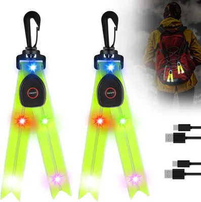 Produktbild von Schultasche mit LED-Warnleuchte - Wiederaufladbar - Wasserdicht