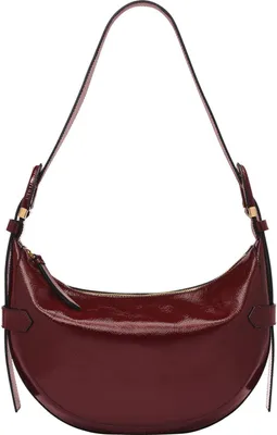 Produktbild von FOSSIL Leder Schultertasche Harwell Hobo Red Mahogany weinrot