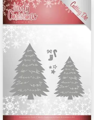 Produktbild von Stanzschablone - Jeanines Art - Lovely Christmas - Weihnachts Tanne