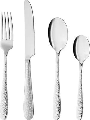 Produktbild von 24-teiliges Elegantes Besteckset für 6 Personen - Edelstahl, Spülmaschinenfest