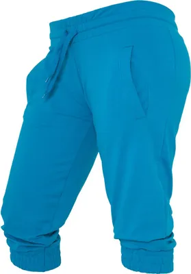 Produktbild von Urban Classics Damen Sweatpants Ladies French Terry Capri Turquoise-S