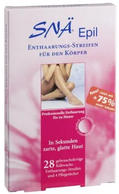 Produktbild von Snä Epil Enthaarungsstreifen Körper 14 Doppelstreifen 2er Pack