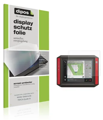 Produktbild von 2x Schutzfolie für Müller Elektronik TRACK-Guide III matt Displayschutzfolie Folie Display Schutz dipos