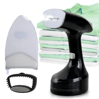 Produktbild von Hand-Dampfglätter mit 1900W, 300ml Wassertank, 30g/Min Dampf, 3 Stufen, inklusive 2 Aufsätzen & Handschuh, Dampfbürste