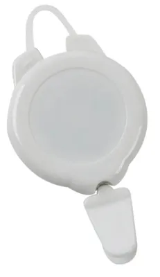 Produktbild von 1x WEISS Skipassjojo Skipasshalter Ausweisjojo Jojo Zipper Auwelter Kartenhalter