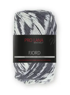 Produktbild von Pro Lana Fjord 100g 090 grau-anthrazit-weiß