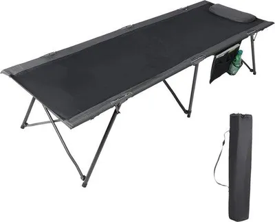 Produktbild von Famanu Campingbett für Erwachsene - Tragbar und Faltbar, Unterstützt 160 kg