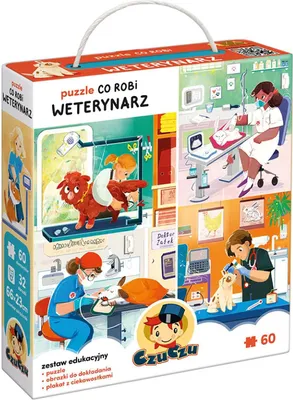 Produktbild von Czuczu Puzzle Co robi weterynarz 94072
