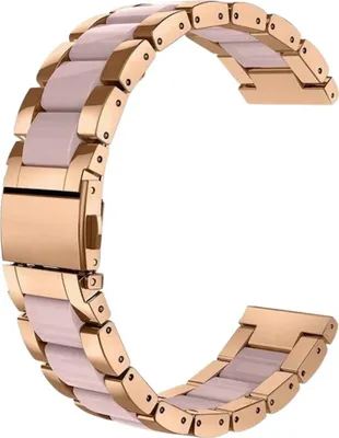 Produktbild von Curea pentru Huawei Watch GT 2 42mm / GT 3 42mm / Samsung Galaxy Watch 4 / Galaxy Watch 5, 20mm, Goldrosa