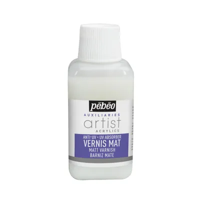 Zdjęcie produktu dla Matowy lakier akrylowy na bazie wody Pebeo Artist, 250 ml