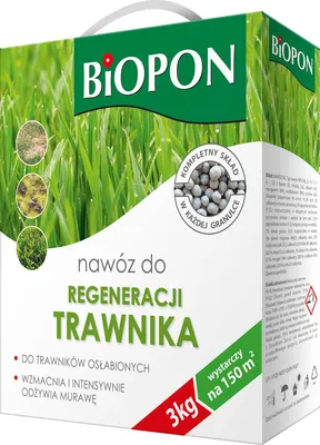 Produktbild von BIOPON Rasenregenerationsdünger 3kg