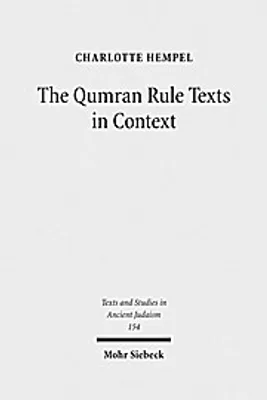 Immagine prodotto di Hempel, C: Qumran Rule Texts in Context