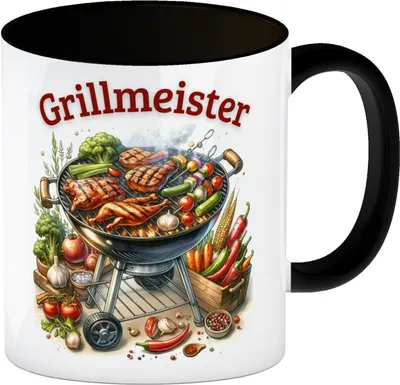 Produktbild von Grillmeister Kaffeebecher in schwarz