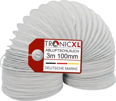 Produktbild von PVC Abluftschlauch 100 mm 3 m Trockner Klimaanlage Grow Schlauch Abluft