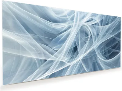 Produktbild von Glasbild 110x55cm in XXL für Wohnzimmer, Schlafzimmer Motiv Transparente Schleier