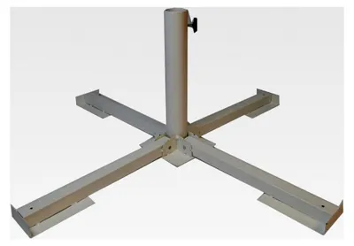 Produktbild von Schirmständer Plattenständer Weiß für Steinplatten/Gehwegplatten