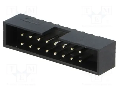 Obrázek produktu pro 3x zásuvka 2 mm DS1014-16SF1B - konektor, 16 pinů, pro průchozí montáž, samice
