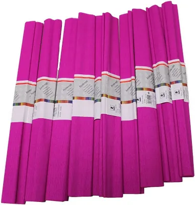 Produktbild von WEROLA Feinkrepp PINK 10 Rollen 50x250cm Rolle