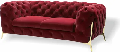 Obrázek produktu pro Dvoumístná pohovka Klasické pohovky Chesterfield Pohovky Čalounění dvoumístné sedačky