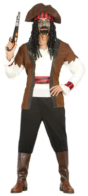 Immagine prodotto di Costume da pirata per uomo , Taglia: XL