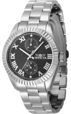 Zdjęcie produktu dla Invicta Specialty 47434 Zegarek Damski - Mechanizm Kwarcowy - Stal Nierdzewna z Czarnym Cyfrem - 36 mm