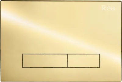 Produktbild von Spülknopf Gold Serie H für Unterputz-WC-Rack, 165 mm x 15 mm
