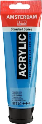 Imagen del producto de Pintura acrílica Talens Amsterdam, color turquesa, 120 ml (paquete de 3 unidades)