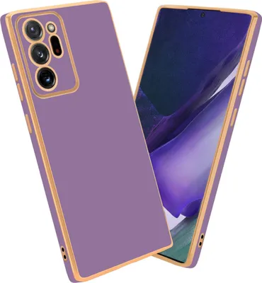 Produktbild von Cadorabo Schutzhülle für Samsung Galaxy NOTE 20 ULTRA Hülle in Lila Handyhülle TPU Silikon Kameraschutz Etui Case