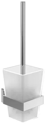 Obrázok produktu pre Villeroy & Boch Elements Striking súprava WC kefy, nástenná, satinované sklo, chróm