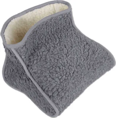 Produktbild von Fußwärmer Lammflor Fussack Wärmeschuh Zehenwärmer Einheitsgröße Auswahl: Grau