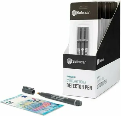 Produktbild von Safescan 111-0379, Multi-Währung, Tinte, Schwarz, 89 mm, 249 mm, 15 mm