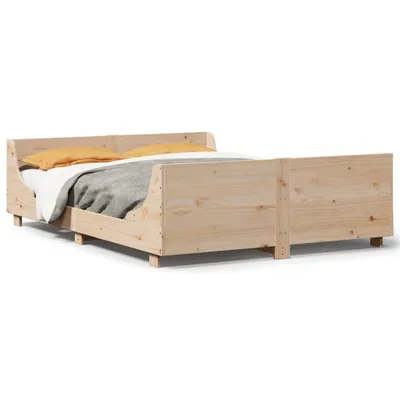 Immagine prodotto di vidaXL Letto in legno massiccio senza materasso 120x190 cm in legno di pino