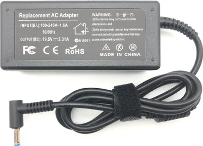 Immagine prodotto di caricabatterie con adattatore di alimentazione 45W EU per HP Pavilion 13-a010dx, 13-s020nr