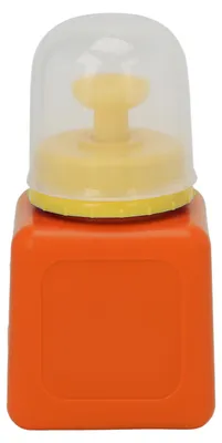 Image de Flacon de toner vide et rechargeable, flacon vide pour démaquillant, 120 ml, orange