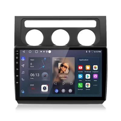 Zdjęcie produktu dla Android Radio samochodowe 10" 64GB VW Touran 1T (2003–2010) CarPlay Android Auto GPS Bluetooth