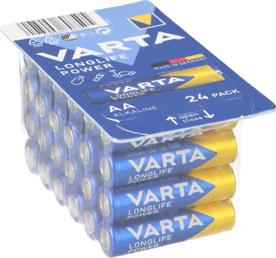 Produktbild von Varta 04906, Einwegbatterie, AA, Alkali, 1,5 V, 12 Stück(e), Blau