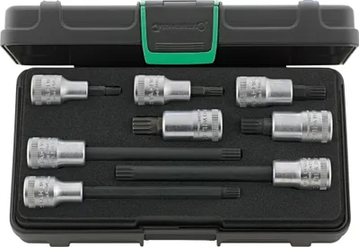 Produktbild von STAHLWILLE 96033606, Steckschlüssel-Satz, 8 Kopf/Köpfe, 230 mm, 130 mm, 1,29 kg