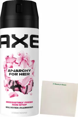 Produktbild von Axe Bodyspray Anarchy for Her (150ml Dose) + usy Block
