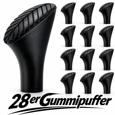 Produktbild von 28 Nordic Walking Gummipuffer Pads Asphaltpads Ersatzfüße Trekking Wander Stöcke