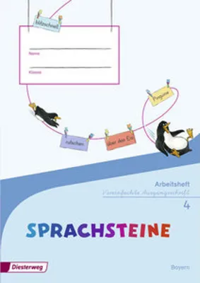 Produktbild von SPRACHSTEINE Sprachbuch 4. Arbeitsheft. VA Vereinfachte Ausgangsschrift. Bayern
