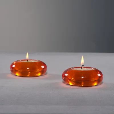 Immagine prodotto di Omgoods - Set di 2 portacandele decorativi in pietra, realizzati a mano