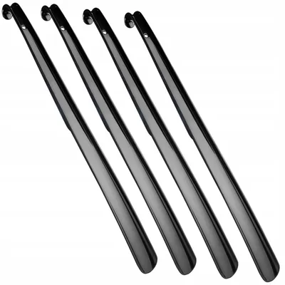 Produktbild von Coccine Kunststoff Schuhlöffel Lang 60 cm Schwarz 4er-Set