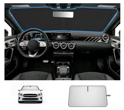 Immagine prodotto di Tenda parasole per parabrezza, compatibile con Mercedes Classe A (W177), modelli dal 2020 al 2026