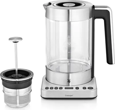 Productafbeelding van WMF 413160011 Lono, theeketel en waterkoker, roestvrij staal, 2-in-1